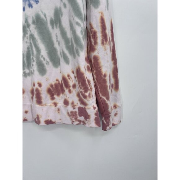 Atticus Crew Neck Fleece Pullover Sweatshirt sz M Medium NWOT Flower Graphic - Picture 7 of 12